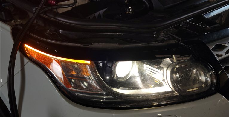 Thumbnail 2: 2014-2017 RANGE ROVER SPORT (L494) RIGHT XENON HID ADAPTIVE HEADLIGHT LIGHT LAMP