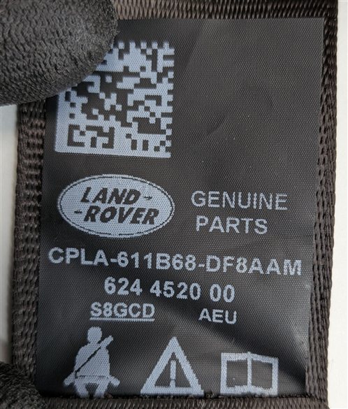 Thumbnail 5: 2015 RANGE ROVER SPORT L494 REAR 2ND ROW LEFT SEAT SEATBELT RETRACTOR (Beige)