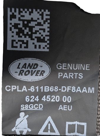 Thumbnail 5: 2015 RANGE ROVER SPORT L494 REAR 2ND ROW RIGHT SEAT SEATBELT RETRACTOR (Beige)