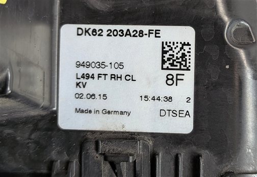 Thumbnail 9: 13-22 DISCOVERY RANGE ROVER SPORT (L405 L462 L494 L550) FRONT RIGHT DOOR LATCH