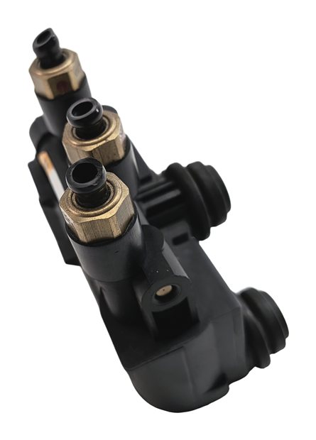 Thumbnail 2: 2015 RANGE ROVER SPORT (L494) FRONT AIR SUSPENSION CONTROL VALVE BLOCK