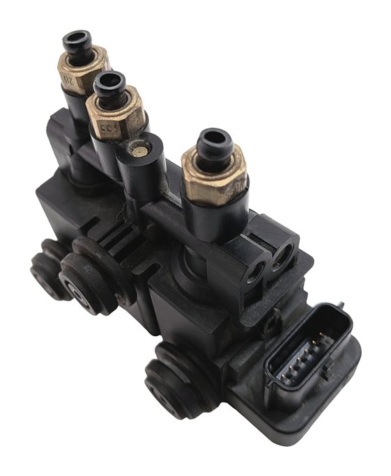 Thumbnail 4: 2015 RANGE ROVER SPORT (L494) FRONT AIR SUSPENSION CONTROL VALVE BLOCK