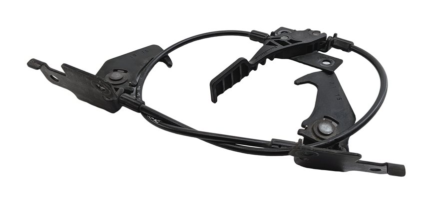 Thumbnail 2: 2015 RANGE ROVER SPORT (L494) FRONT HOOD SAFETY HOOK RELEASE HANDLE LATCH SET/3
