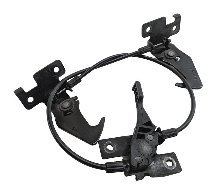 Thumbnail 4: 2015 RANGE ROVER SPORT (L494) FRONT HOOD SAFETY HOOK RELEASE HANDLE LATCH SET/3
