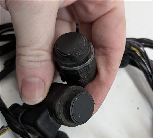 Thumbnail 7: 2015 ROVER SPORT (L494) FRONT PARK ASSIST PDC DISTANCE CONTROL WIRE SENSOR SET/4