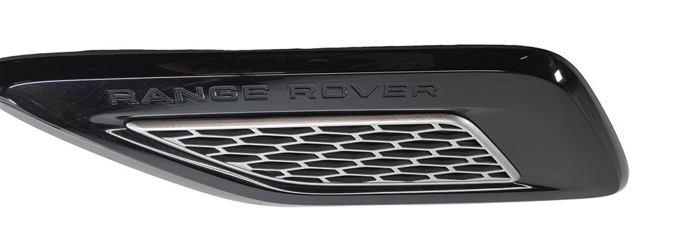 Thumbnail 4: 2015 RANGE ROVER SPORT (L494) FRONT LEFT DRIVER UPPER FENDER TRIM GRILLE (BLACK)