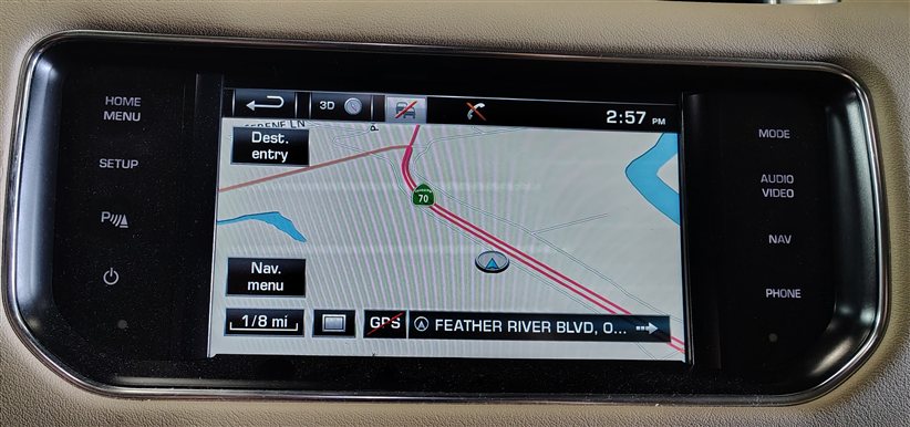 2015 RANGE ROVER SPORT (L494) INFO STEREO GPS NAVIGATION DISPLAY TOUCH SCREEN