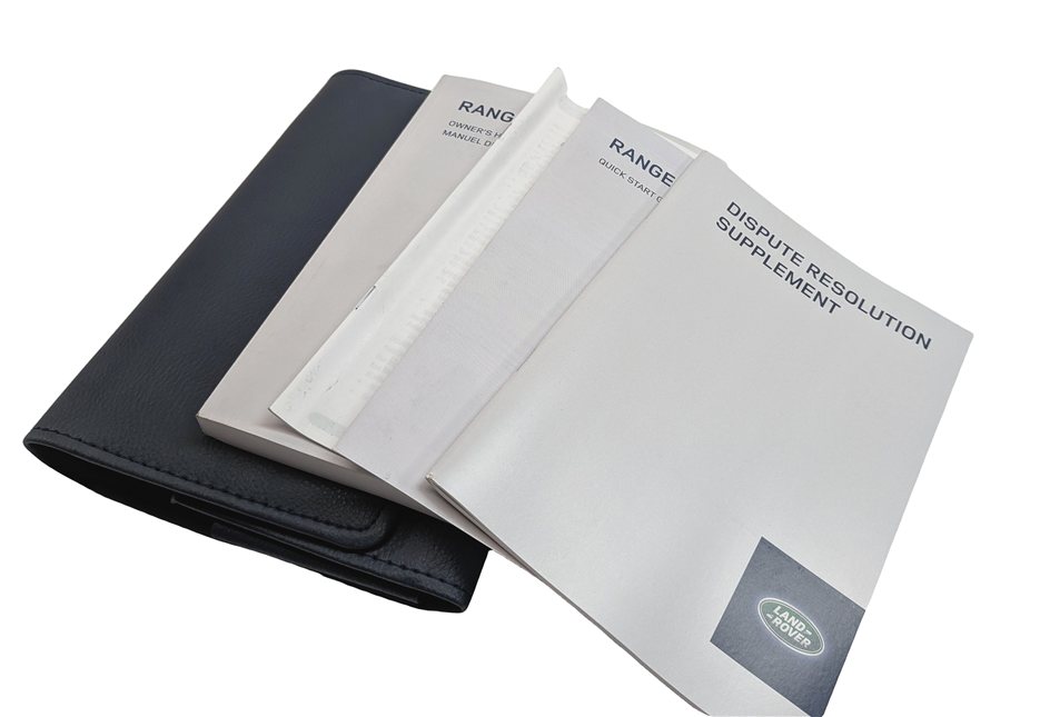 15 RANGE ROVER SPORT L494 3.0L SUPER (306PS AJ126) OWNER'S MANUAL BOOKLET SET/5