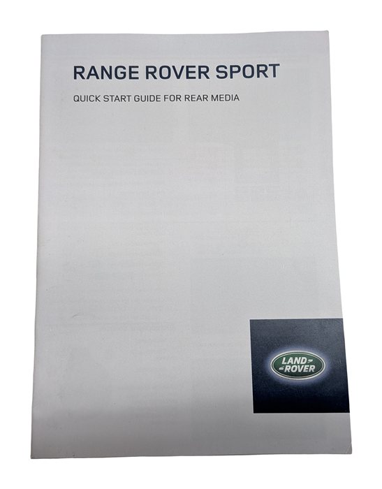Thumbnail 3: 15 RANGE ROVER SPORT L494 3.0L SUPER (306PS AJ126) OWNER'S MANUAL BOOKLET SET/5
