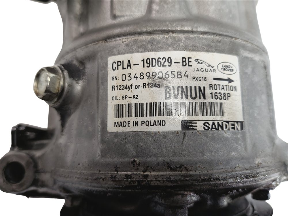Thumbnail 8: 10-19 JAGUAR XE XF XJ LR4 RANGE ROVER SPORT (L320 L322 L405 L494) A/C COMPRESSOR
