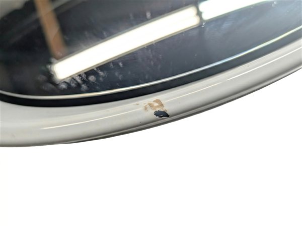Thumbnail 15: 15-19 PORSCHE MACAN (95B) RIGHT PASSENGER PFOLD BLIND SPOT DOOR MIRROR (White)