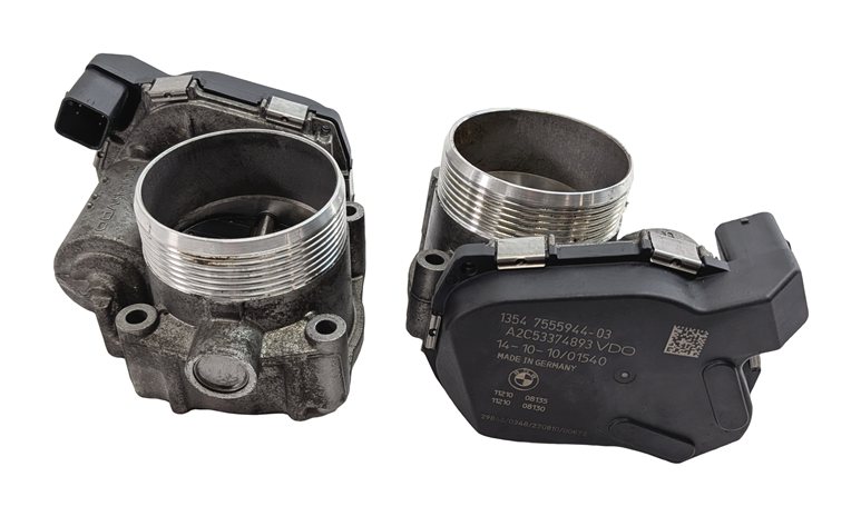 Thumbnail 2: 08-18 BMW 5 6 7 M5 M6 (E70 F01 F10 F12 F15 F16) 4.4L ENGINE THROTTLE BODY SET-2