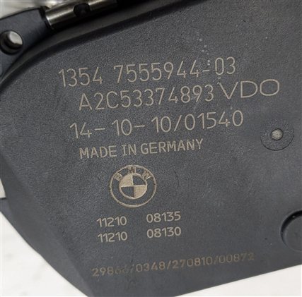 Thumbnail 7: 08-18 BMW 5 6 7 M5 M6 (E70 F01 F10 F12 F15 F16) 4.4L ENGINE THROTTLE BODY SET-2