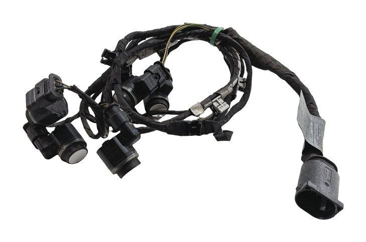 Thumbnail 2: 2011 BMW 750LI (F01) FRONT PARK ASSIST PDC DISTANCE CONTROL SENSOR SET/4 (White)
