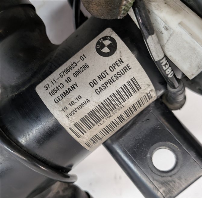 Thumbnail 6: 2011-2012 BMW ACTIVE HYBRID 7 (F04) RWD FRONT LEFT & RIGHT EDC SHOCK STRUT SET/2