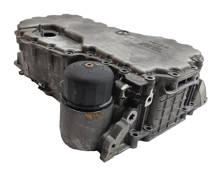 Thumbnail 2: 11-12  BMW ACTIVE HYBRID 7 F04 4.4L N63 TWIN TURBO UPPER & LOWER ENGINE OIL PAN