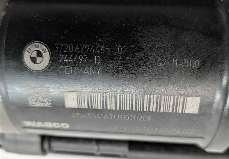 Thumbnail 7: 09-17 BMW 535iGT 550iGT 740i 750i 760i (F01 F10) AIR SUSPENSION COMPRESSOR PUMP