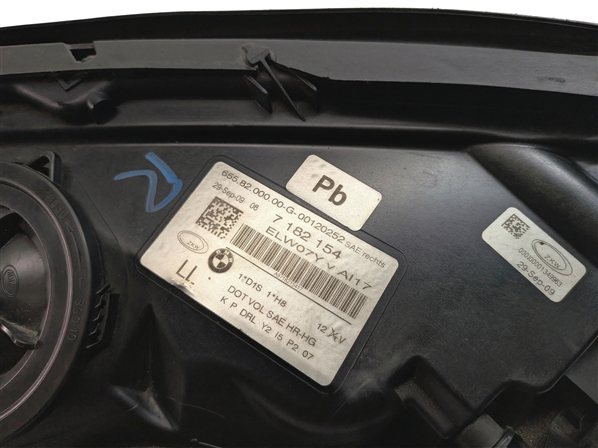 Thumbnail 10: 09-12 BMW 740i 750i 760i B7 (F01) RIGHT PASSENGER ADAPTIVE XENON HEADLIGHT LAMP