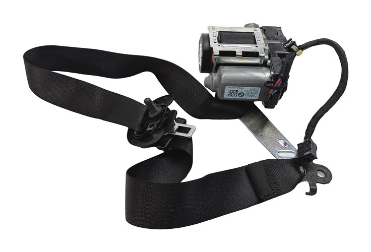 Thumbnail 1: 2009-2012 BMW 740i 750i 760i B7 (F01) RIGHT PASSENGER SEATBELT RETRACTOR(Black)