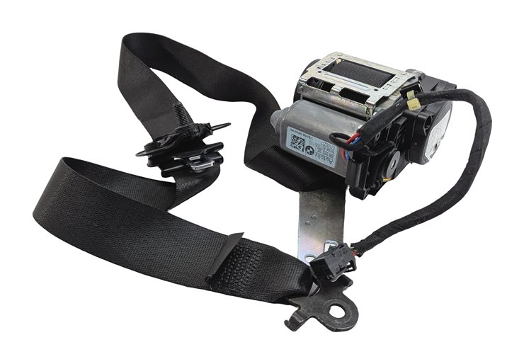 Thumbnail 2: 2009-2012 BMW 740i 750i 760i B7 (F01) RIGHT PASSENGER SEATBELT RETRACTOR(Black)