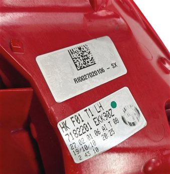 Thumbnail 7: 2009-2012 BMW 7 SERIES (F01) LEFT DRIVER REAR OUTER TAILLIGHT BRAKE LIGHT LAMP