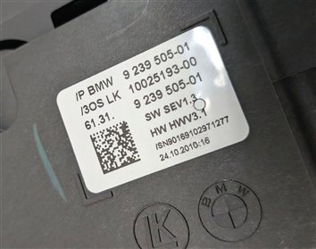 Thumbnail 9: 09-12 BMW 740i 750i 760i (F01) AUTOMATIC TRANSMISSION FLOOR GEAR SHIFT SHIFTER