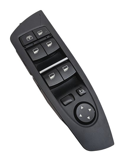 09-15 BMW 740i 750i 760i B7 (F01) DRIVER WINDOW SWITCH w/ SHADE & P-FOLD (BLACK)