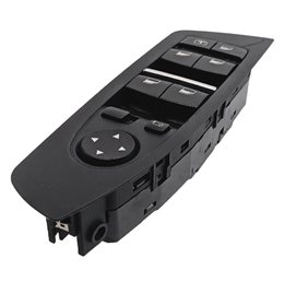 Thumbnail 3: 09-15 BMW 740i 750i 760i B7 (F01) DRIVER WINDOW SWITCH w/ SHADE & P-FOLD (BLACK)