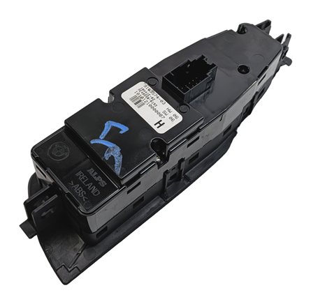 Thumbnail 6: 09-15 BMW 740i 750i 760i B7 (F01) DRIVER WINDOW SWITCH w/ SHADE & P-FOLD (BLACK)