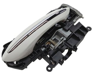 2009-2018 BMW 5 7 SERIES (F01 F02 F10) FRONT RIGHT COMFORT DOOR HANDLE (White)