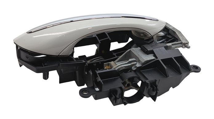 Thumbnail 2: 2009-2018 BMW 5 7 SERIES (F01 F02 F10) FRONT RIGHT COMFORT DOOR HANDLE (White)