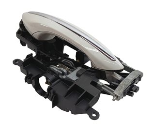 Thumbnail 3: 2009-2018 BMW 5 7 SERIES (F01 F02 F10) FRONT RIGHT COMFORT DOOR HANDLE (White)