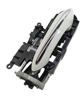 Thumbnail 4: 2009-2018 BMW 5 7 SERIES (F01 F02 F10) FRONT RIGHT COMFORT DOOR HANDLE (White)