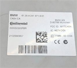 Thumbnail 8: 11-12 BMW ACTIVE HYBRID 7 4.4L N63 ENGINE DME CAS 4 IMMOBILIZER MODULE KEY SET