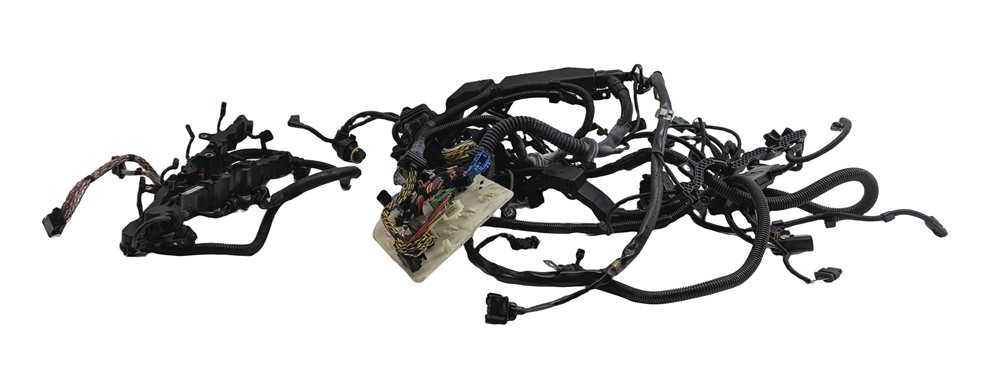 Thumbnail 2: 2011 BMW 750LI (F01) 4.4L N63 HYBRID ENGINE MOTOR WIRE WIRING HARNESS LOOM