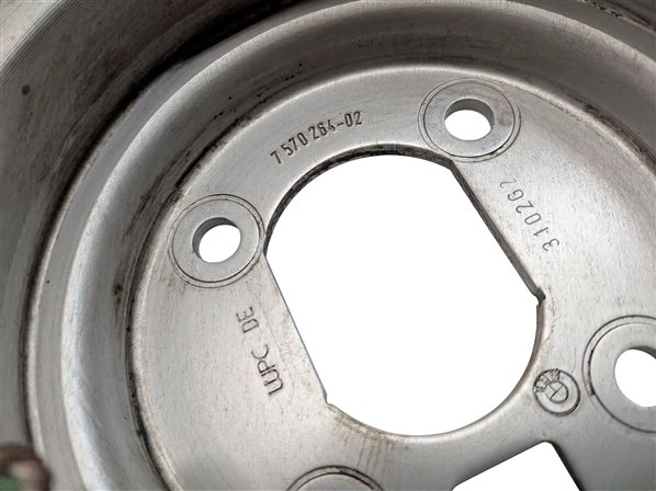 Thumbnail 6: 2011 BMW 750LI (F01) 4.4L N63 HYBRID ENGINE MOTOR WATER COOLANT PUMP PULLEY