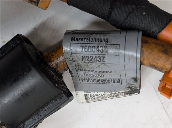 Thumbnail 9: 2011 BMW 750LI (F01) 4.4L N63 HYBRID ENGINE HIGH VOLTAGE HV BATTERY WIRE CABLE