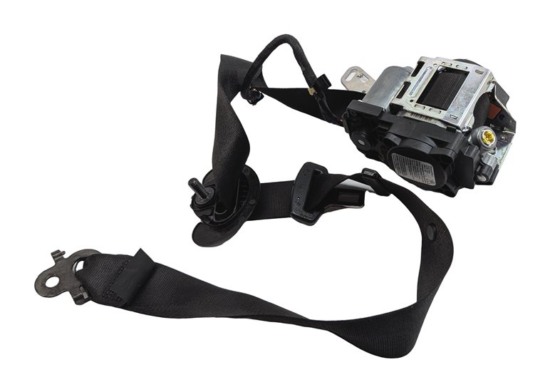 Thumbnail 4: 2009-2012 BMW 740i 750i 760i B7 (F01) LEFT DRIVER SEATBELT RETRACTOR (Black)