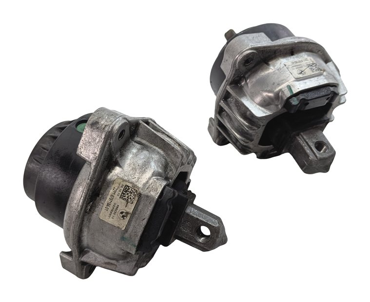 2011 BMW 750LI (F01) 4.4L N63 HYBRID ENGINE MOTOR SUPPORT MOUNT SET/2