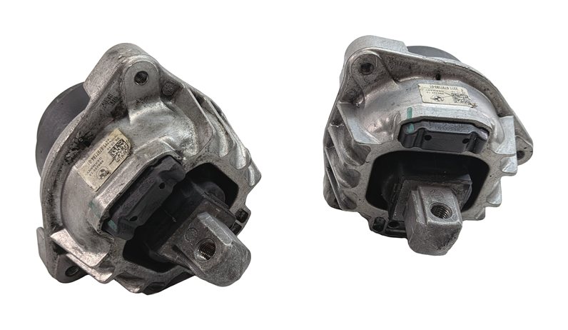 Thumbnail 2: 2011 BMW 750LI (F01) 4.4L N63 HYBRID ENGINE MOTOR SUPPORT MOUNT SET/2