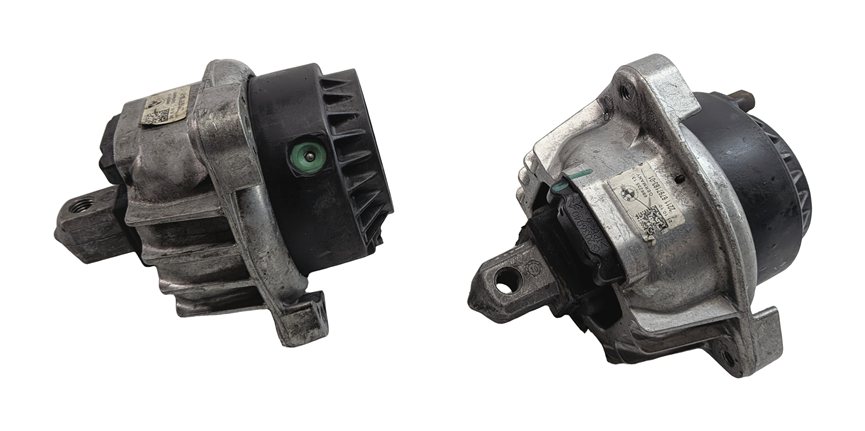 Thumbnail 3: 2011 BMW 750LI (F01) 4.4L N63 HYBRID ENGINE MOTOR SUPPORT MOUNT SET/2