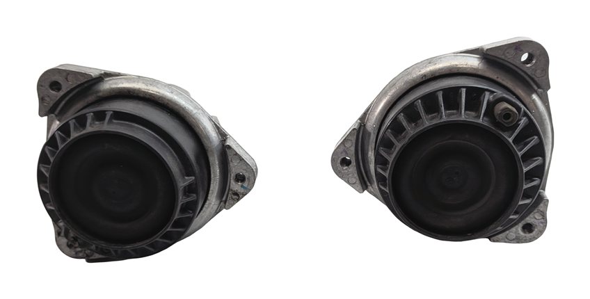 Thumbnail 4: 2011 BMW 750LI (F01) 4.4L N63 HYBRID ENGINE MOTOR SUPPORT MOUNT SET/2