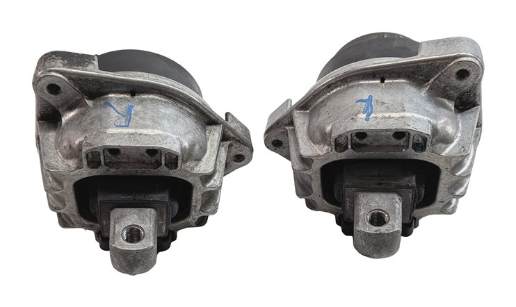 Thumbnail 5: 2011 BMW 750LI (F01) 4.4L N63 HYBRID ENGINE MOTOR SUPPORT MOUNT SET/2