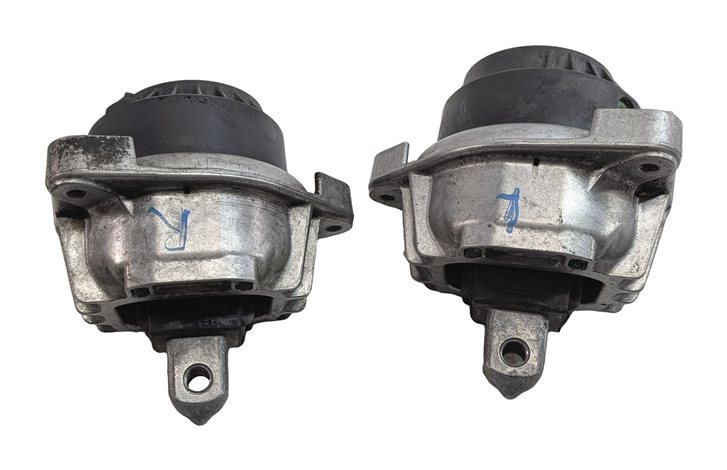 Thumbnail 6: 2011 BMW 750LI (F01) 4.4L N63 HYBRID ENGINE MOTOR SUPPORT MOUNT SET/2