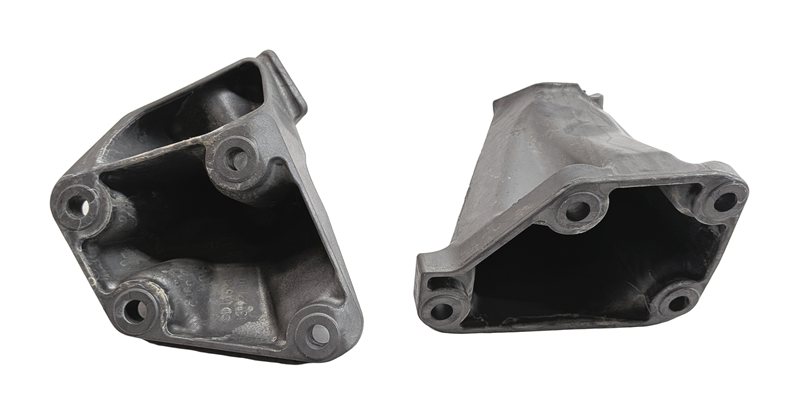 Thumbnail 6: 2011 BMW 750LI (F01) 4.4L N63 HYBRID ENGINE MOTOR SUPPORT MOUNT BRACKET SET/2