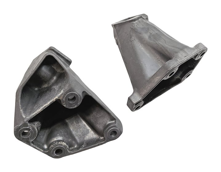 Thumbnail 7: 2011 BMW 750LI (F01) 4.4L N63 HYBRID ENGINE MOTOR SUPPORT MOUNT BRACKET SET/2