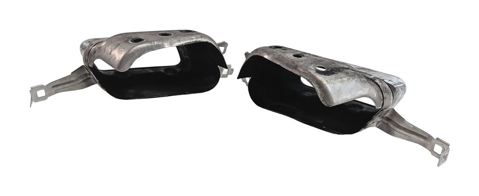 2011 BMW 750LI (F01) 4.4L N63 HYBRID REAR MUFFLER EXHAUST PIPE TIP SET/2(CHROME)