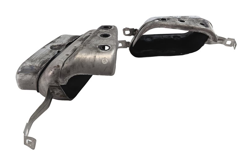 Thumbnail 3: 2011 BMW 750LI (F01) 4.4L N63 HYBRID REAR MUFFLER EXHAUST PIPE TIP SET/2(CHROME)