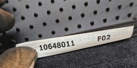 Thumbnail 6: 2011 BMW 750LI (F01) REAR LEFT or RIGHT FLOOR FOOT REST PAD CUSHION (BLACK)