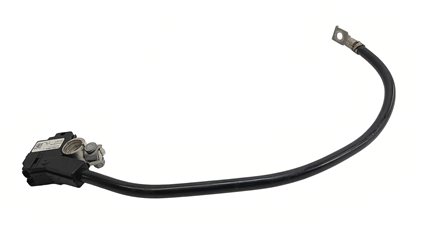 Thumbnail 3: 2011 BMW 750LI (F01) 4.4L N63 HYBRID ENGINE NEGATIVE BATTERY TERMINAL WIRE CABLE